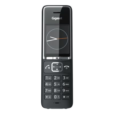 7. Telefon Gigaset E560 z systemem DECT, identyfikacja dzwoniącego, Czarny, Srebrny