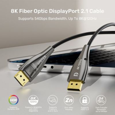 4. UNITEK C1631ABK01-30M kabel DisplayPort Czarny