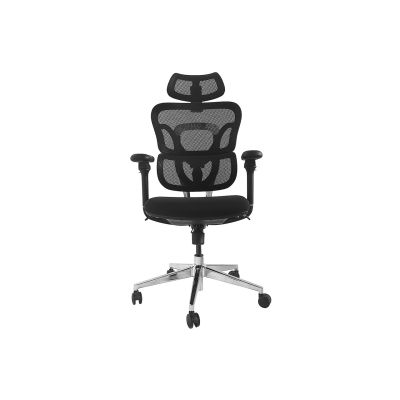 4. Equip Ergonomischer BĂĽrostuhl+Kopf/ArmstĂĽtzen+SFS    schwarz lite Retail