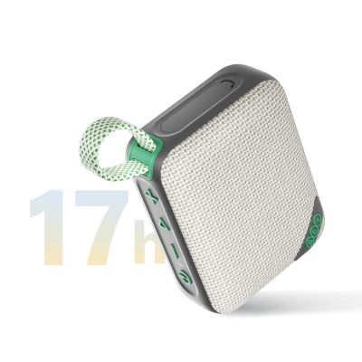 6. Głośnik Bluetooth QCY SP2 IP67 z podświetleniem RGB i trybem stereo - szarozielony
