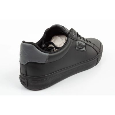 4. Lee Cooper buty sportowe męskie trampki modne czarne wygodne