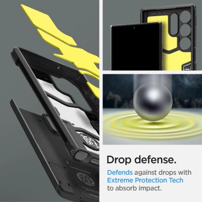 13. Etui Spigen Tough Armor na Samsung Galaxy S23 Ultra - czarne