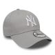 2. Czapka z daszkiem New Era 9FORTY MLB NY New York Yankees Szara - 10531940