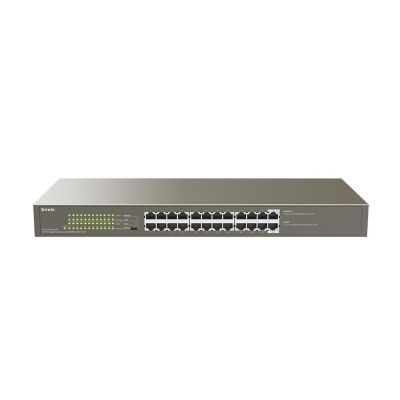 4. Tenda TEG1124P-24-250W łącza sieciowe Nie zarządzany Gigabit Ethernet (10/100/1000) Obsługa PoE