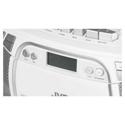 5. Radioodtwarzacz JVC RC-E451W Boombox white