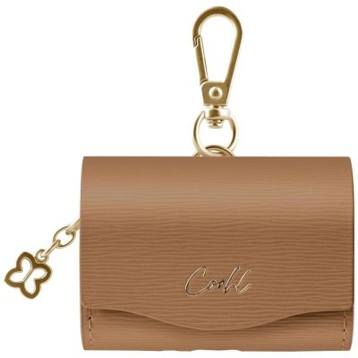 Etui UNIQ Coehl Mirelle na AirPods Pro - brązowe