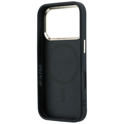 7. Etui Guess Saffiano Small 4G & Classic Logo MagSafe na iPhone 18 Pro / 17 Pro - czarne