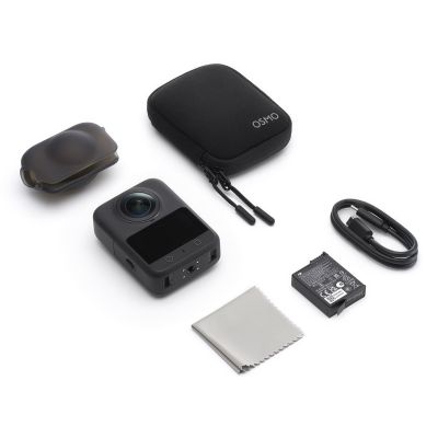 11. DJI Osmo 360 aparat do fotografii sportowej 120 MP 8K Ultra HD CMOS 25,4 / 1,1 mm (1 / 1.1") Wi-Fi 183 g