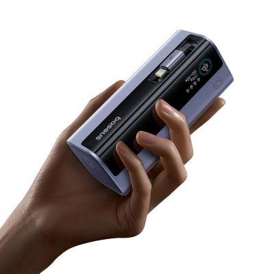 9. Powerbank Baseus EnerGeek GR11 20000mAh 145W ze zwijanym kablem - szary