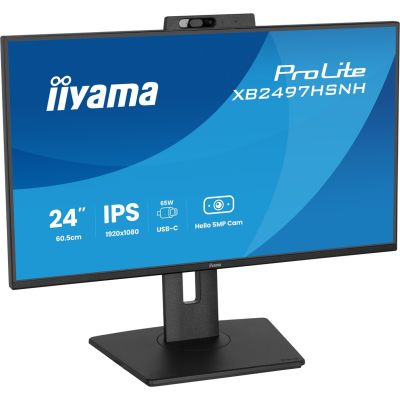 6. iiyama ProLite XB2497HSNH-B1 24IN IPS LCD 4MS 1920X1080 350CD/M2 HDMI/DP/USB 2 monitor komputerowy 60,5 cm (23.8") 1920 x 1080 px Full HD Czarny