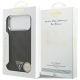 8. Etui Guess 4G Triangle Logo MagSafe na iPhone 17 Pro Max / 18 Pro Max - czarno-srebrne