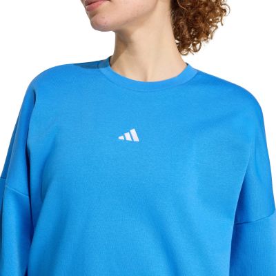 4. Bluza damska adidas Essentials Small Logo Feelcozy niebieska KC5280