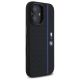4. Etui BMW Silicone Hexagon Blue Line MagSafe na iPhone 16 - czarne
