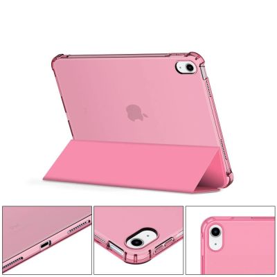 6. Etui Tech-Protect SC Pen Hybrid na iPad 10 / 2022 - różowe - przezroczyste
