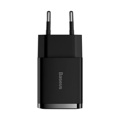 2. Baseus Compact ładowarka sieciowa 2x USB 10.5W czarny (CCXJ010201)