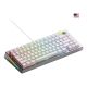 6. Klawiatura gamingowa Glorious GMMK 3 Pro HE 75% Custom Gaming-Tastatur - Pre-Built, Fox HE Switches, Silber