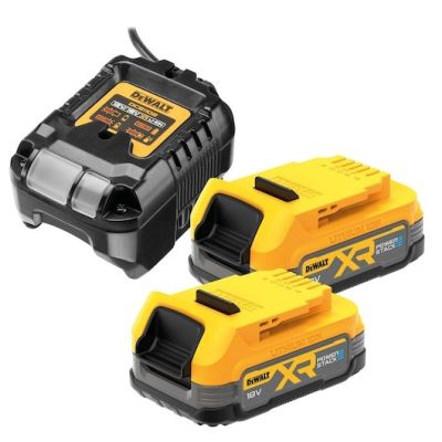 2. DEWALT AKUMULATOR 18V 1,7Ah POWERSTACK 2szt. + ŁADOWARKA DCB1102