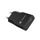 9. NATEC ŁADOWARKA SIECIOWA RIBERA GAN SLIM 1X USB-A + 1X USB-C 20W CZARNA