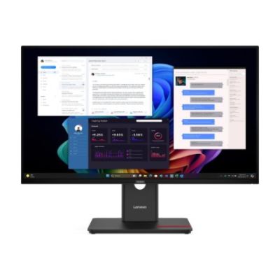 14. Monitor Lenovo ThinkVision T27UD-40 z systemami ochrony przed włamaniem (IPS), 27", godz. 16:9, 60 Hz, 4 ms, 3840 x 2160 pikseli, 350 cd/m2, Ilość portów HDMI: 1, Zaćmienie, Gwarancja 36 miesięcy