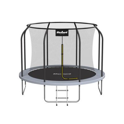 10. REBEL ACTIVE TRAMPOLINA PRO 8FT/244CM, SIATKA, DRABINKA RBA-8001