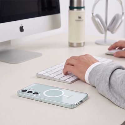 10. Etui Tech-Protect FlexAir Hybrid MagSafe na Samsung Galaxy S26 FE - przezroczyste
