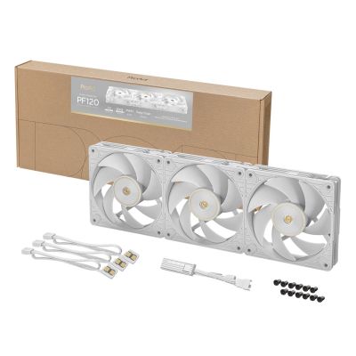 13. Wentylator ASUS PROART PF120 FAN PWM WHITE 3IN1