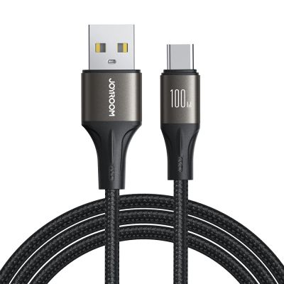 Kabel Joyroom Light-Speed Series S-A25 USB-A / USB-C 100W 1.2m - czarny