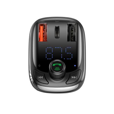 5. Transmiter Bluetooth / ładowarka do samochodu Baseus S-13 (Overseas Edition) - czarny