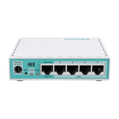 2. Mikrotik hEX ruter Gigabit Ethernet Biały