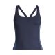 Koszulka damska CASALL Shaped Block Built in Bra Tank kolor granatowy