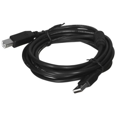 2. Kabel GEMBIRD CCF-USB2-AMBM-10 (USB 2.0 typu A M - USB 2.0 typu B M; 3m; kolor czarny)