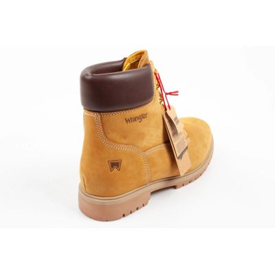 4. Wrangler buty męskie trzewiki Faron Men High za kostkę brązowe wysokie