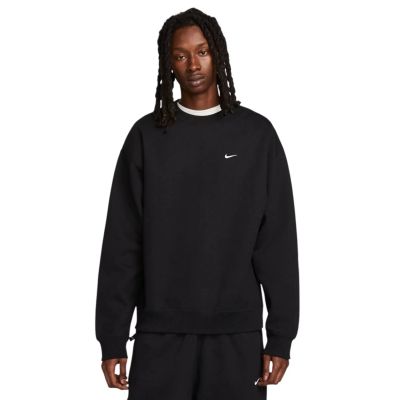 Nike Solo Swoosh Fleece Crew DX1361-010 Czarne M