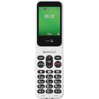 2. Doro Leva E30 7,11 cm (2.8") 142,7 g Czarny, Biały Telefon funkcjonalny