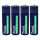 4. Baterie AA Trust USB-C RECHARGEABLE BATTERIES 4P