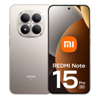 18. Xiaomi Redmi Note 15 Pro 5G 17,4 cm (6.83") 8 GB 256 GB 6580 mAh Tytan