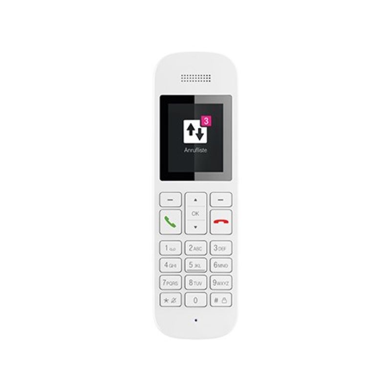 2. Telefon analogowy/DECT Sinus A12 Słuchawka bezprzew. Biały
