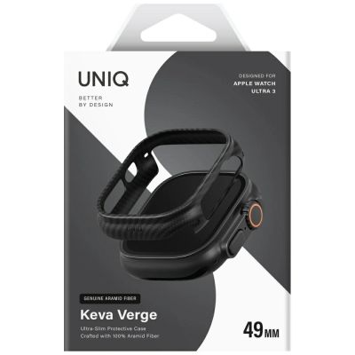 2. Etui UNIQ Keva Verge na Apple Watch 49 mm - czarne