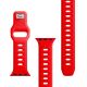 7. Pasek silikonowy 3mk Silicone Watch Strap do Apple Watch 38 / 40 / 41 mm -czerwony