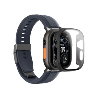 5. Szkło ochronne AMAZINGTHING Radix z etui na Apple Watch UItra 3 49 mm - czarne