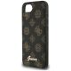 6. Etui Guess Peony Script Logo MagSafe na  iPhone 16e czarne