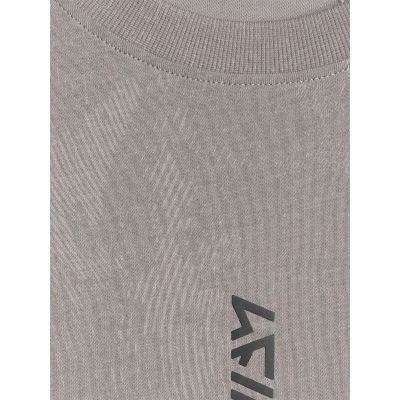 8. T-shirt regular z nadrukiem męski 4F 4FRAW25TTSHM3385-27A