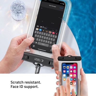 2. Pokrowiec Tech-Protect Waterproof Case UWC7 wodoodporny na urządzenia do 6.9" - różowy
