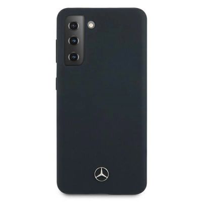 3. Etui Mercedes Silicone Line na Samsung Galaxy S21+ - niebieskie