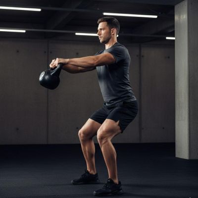 9. Hantla kompozytowa kettlebell 12 kg odważnik EB FIT 1025780