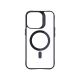 14. Etui 3mk Satin Armor MagCase z MagSafe iPhone 16 Pro Max - przezroczyste z czarną ramką
