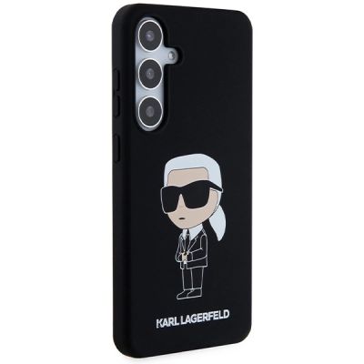 4. Etui Karl Lagerfeld Silicone Ikonik na Samsung Galaxy S24+ - czarne