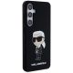 4. Etui Karl Lagerfeld Silicone Ikonik na Samsung Galaxy S24+ - czarne