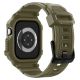 3. Pasek Spigen Rugged Armor Pro na Apple Watch 46 mm - zielony