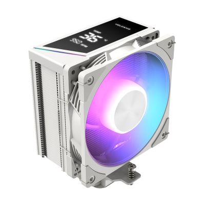 4. MODECOM CHŁODZENIE CPU VOLCANO 0C T202 LCD ARGB WHITE